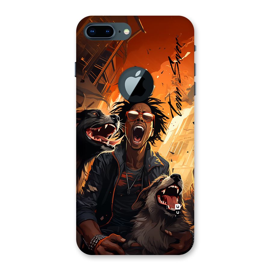 Town Saver Dogs Back Case for iPhone 7 Plus Logo Cut