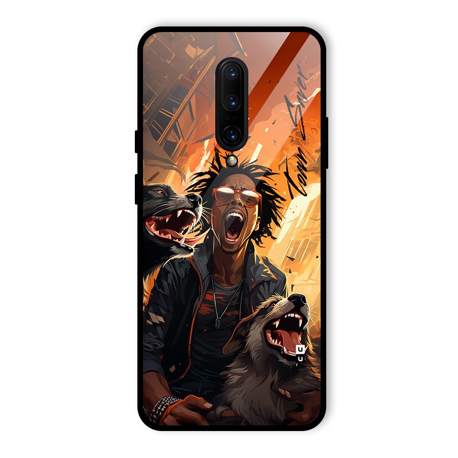 Town Saver Dogs Glass Back Case for OnePlus 7 Pro