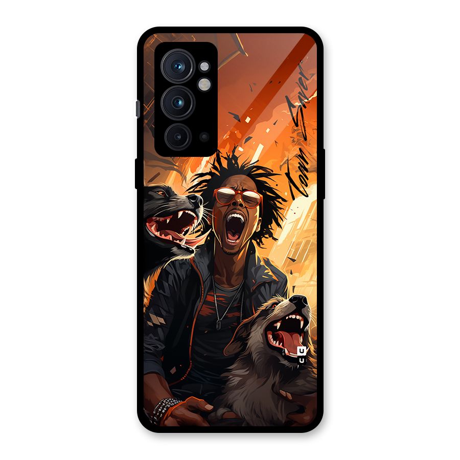 Town Saver Dogs Glass Back Case for OnePlus 9RT 5G