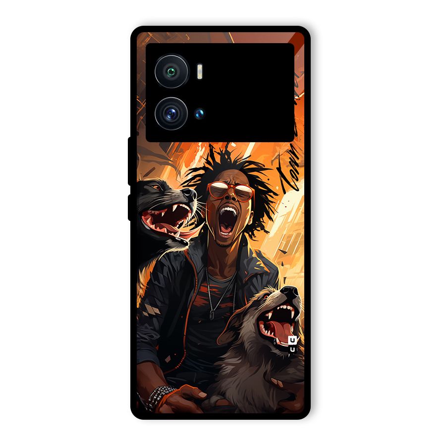 Town Saver Dogs Glass Back Case for Vivo iQOO 9 Pro
