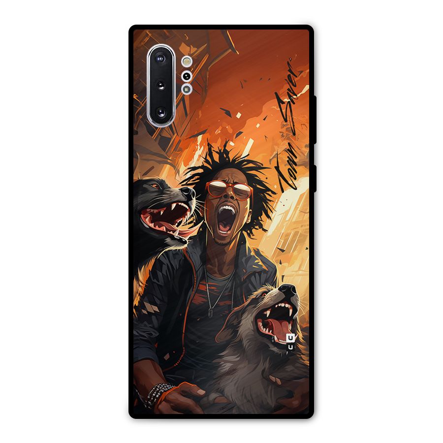 Town Saver Dogs Metal Back Case for Galaxy Note 10 Plus
