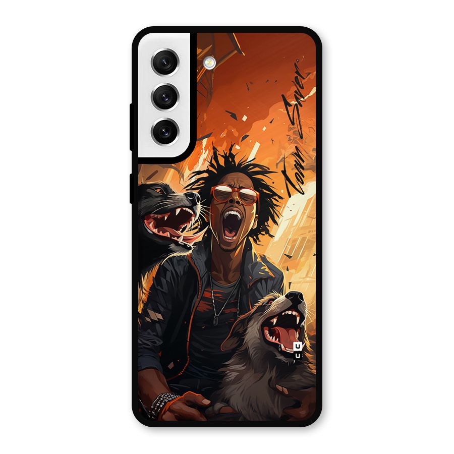 Town Saver Dogs Metal Back Case for Galaxy S21 FE 5G