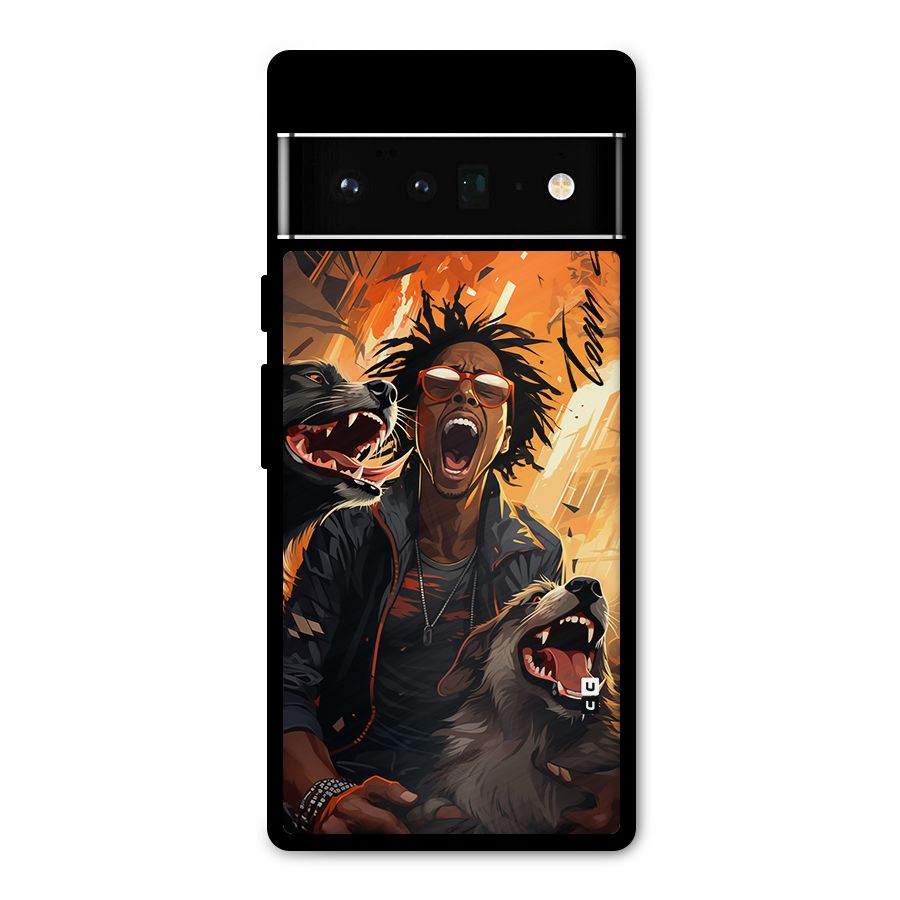 Town Saver Dogs Metal Back Case for Google Pixel 6 Pro