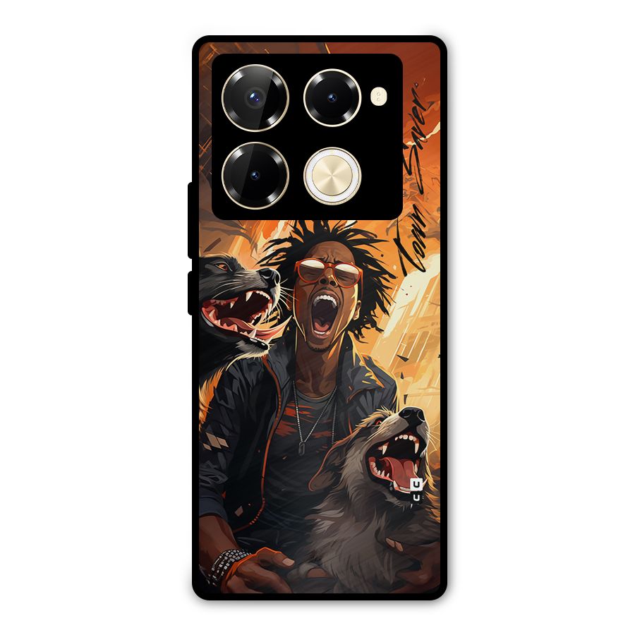 Town Saver Dogs Metal Back Case for Infinix Note 40 Pro