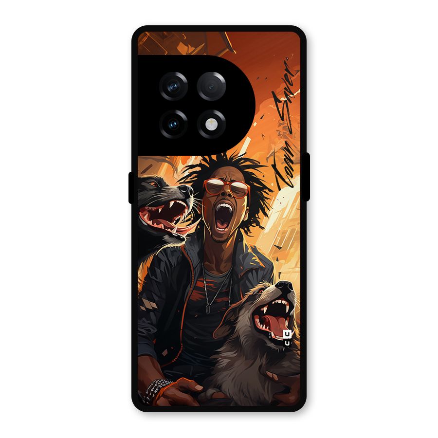 Town Saver Dogs Metal Back Case for OnePlus 11R