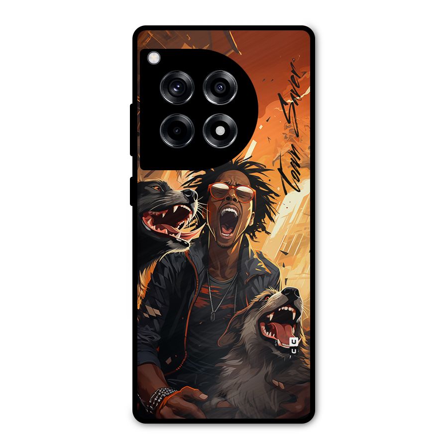 Town Saver Dogs Metal Back Case for OnePlus 12R