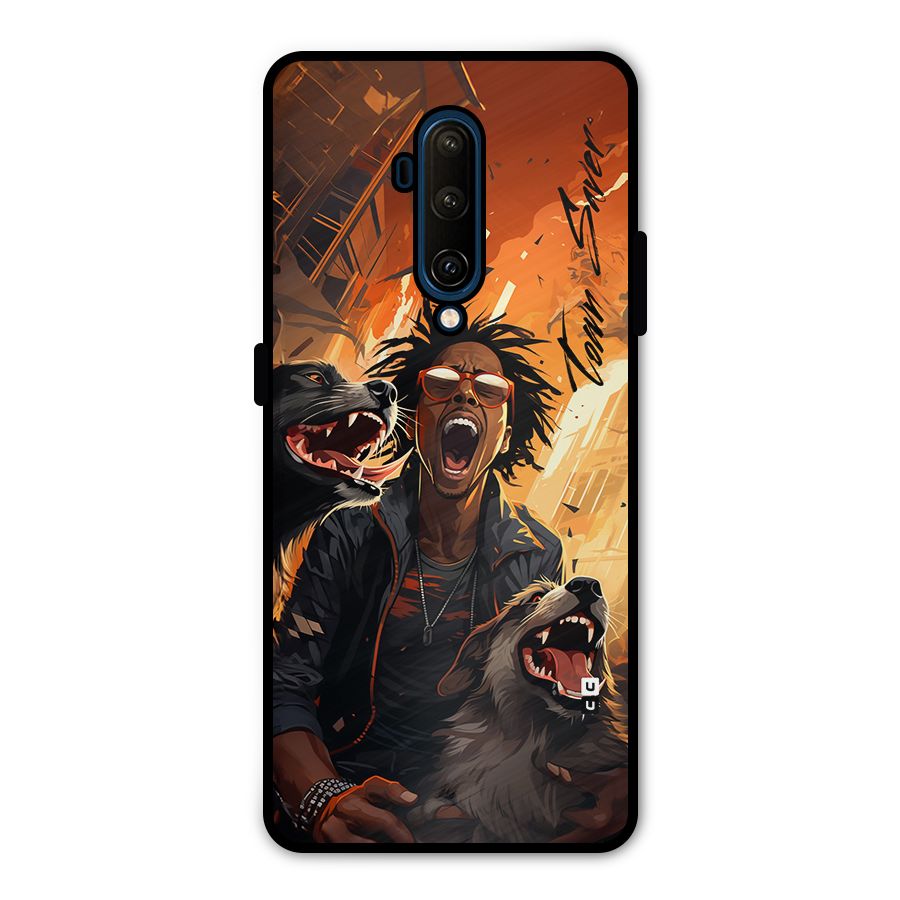 Town Saver Dogs Metal Back Case for OnePlus 7T Pro