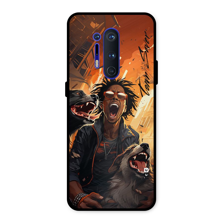 Town Saver Dogs Metal Back Case for OnePlus 8 Pro
