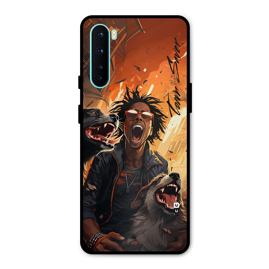 Town Saver Dogs Metal Back Case for OnePlus Nord