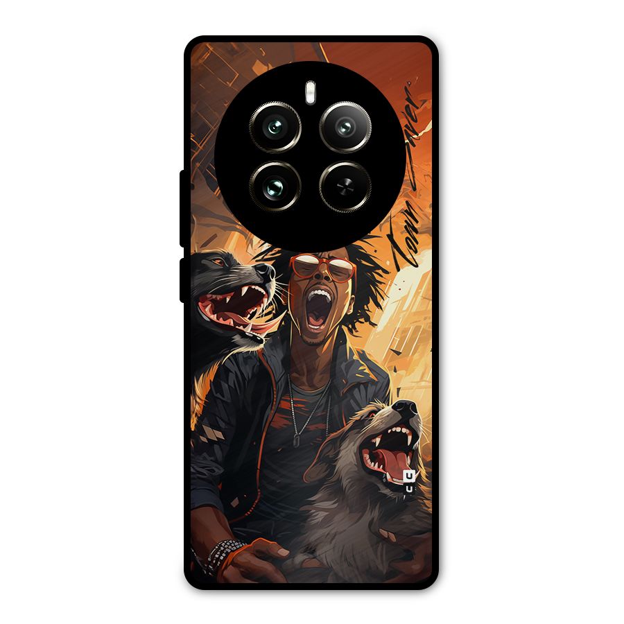 Town Saver Dogs Metal Back Case for Realme 12 Pro