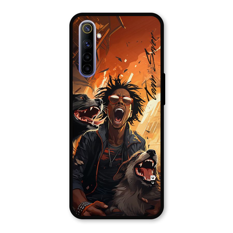 Town Saver Dogs Metal Back Case for Realme 6i