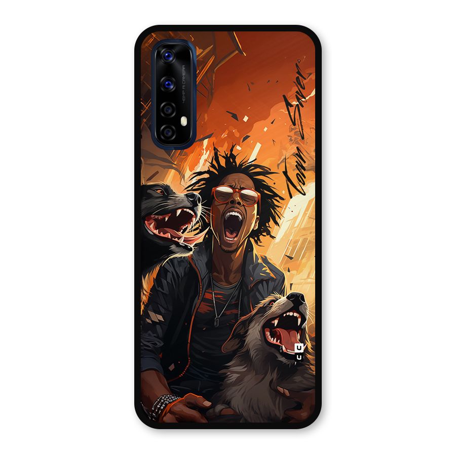 Town Saver Dogs Metal Back Case for Realme Narzo 20 Pro