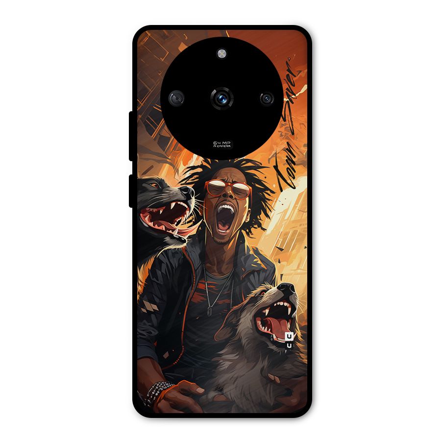 Town Saver Dogs Metal Back Case for Realme Narzo 60 5G