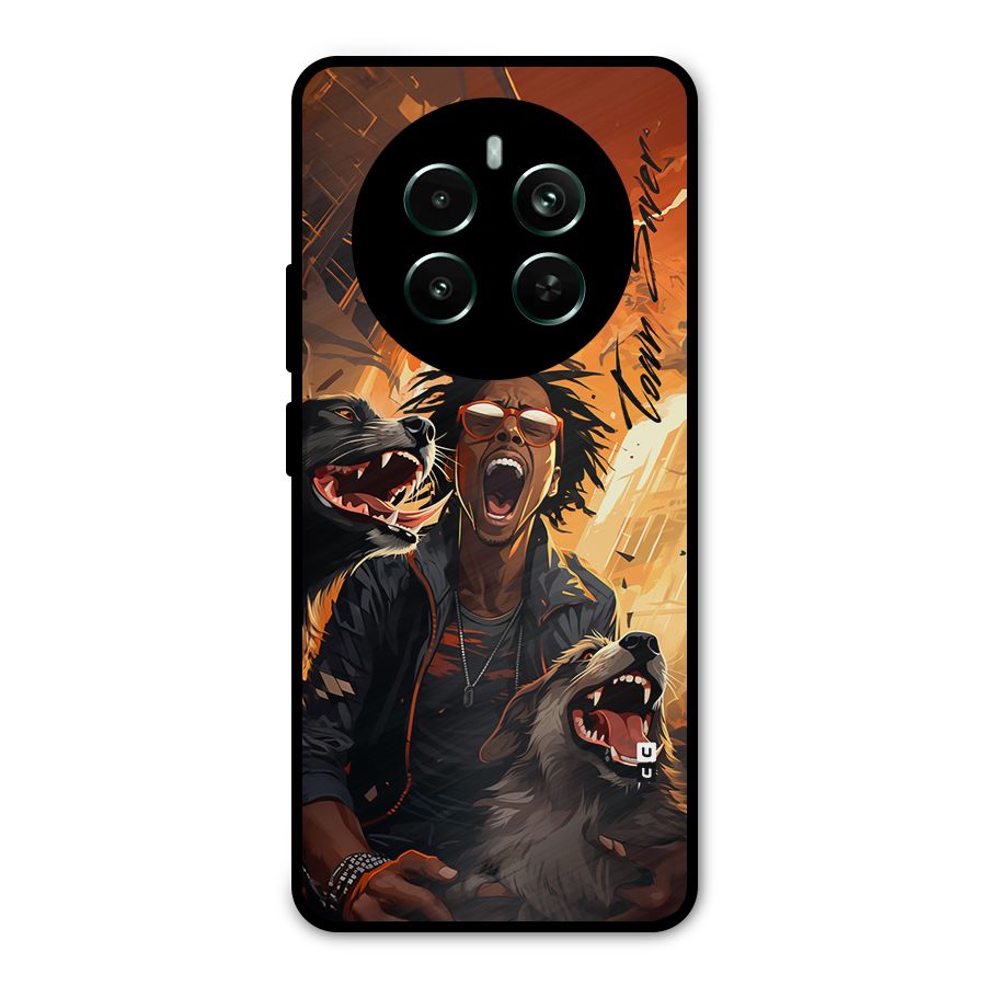 Town Saver Dogs Metal Back Case for Realme Narzo 70 Pro