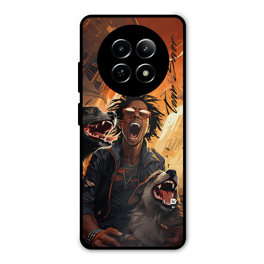 Town Saver Dogs Metal Back Case for Realme Narzo 70x 5G