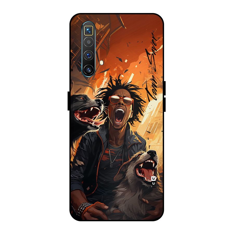Town Saver Dogs Metal Back Case for Realme X3