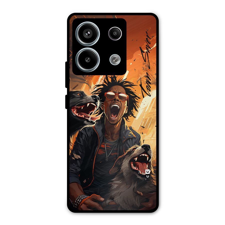 Town Saver Dogs Metal Back Case for Redmi Note 13 Pro 5G