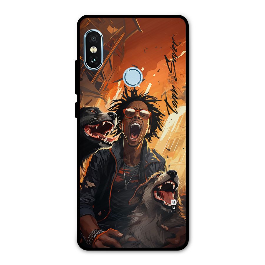 Town Saver Dogs Metal Back Case for Redmi Note 5 Pro
