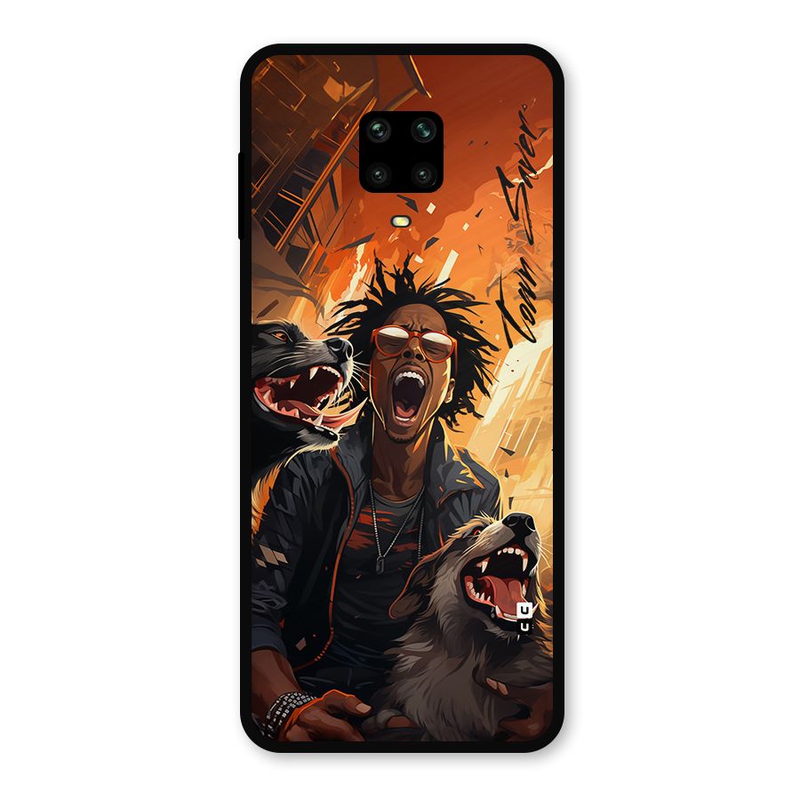Town Saver Dogs Metal Back Case for Redmi Note 9 Pro