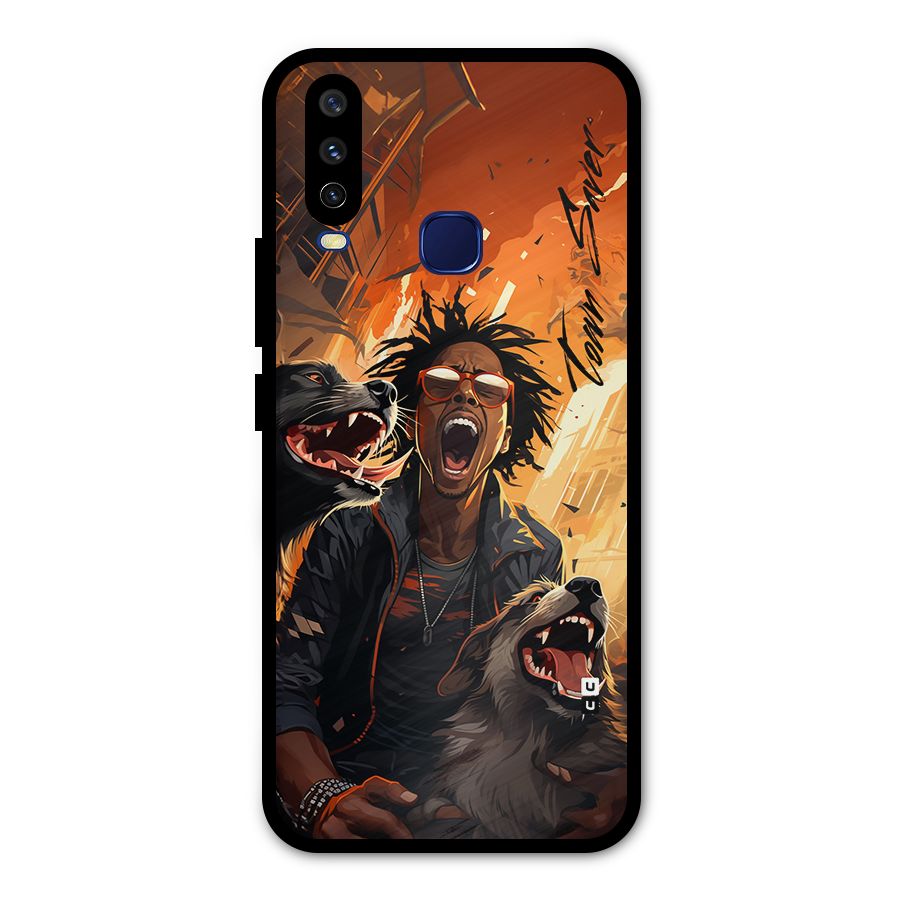 Town Saver Dogs Metal Back Case for Vivo U10