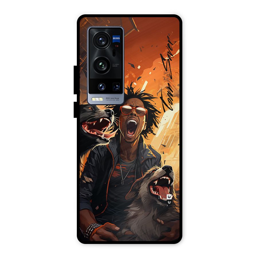 Town Saver Dogs Metal Back Case for Vivo X60 Pro Plus