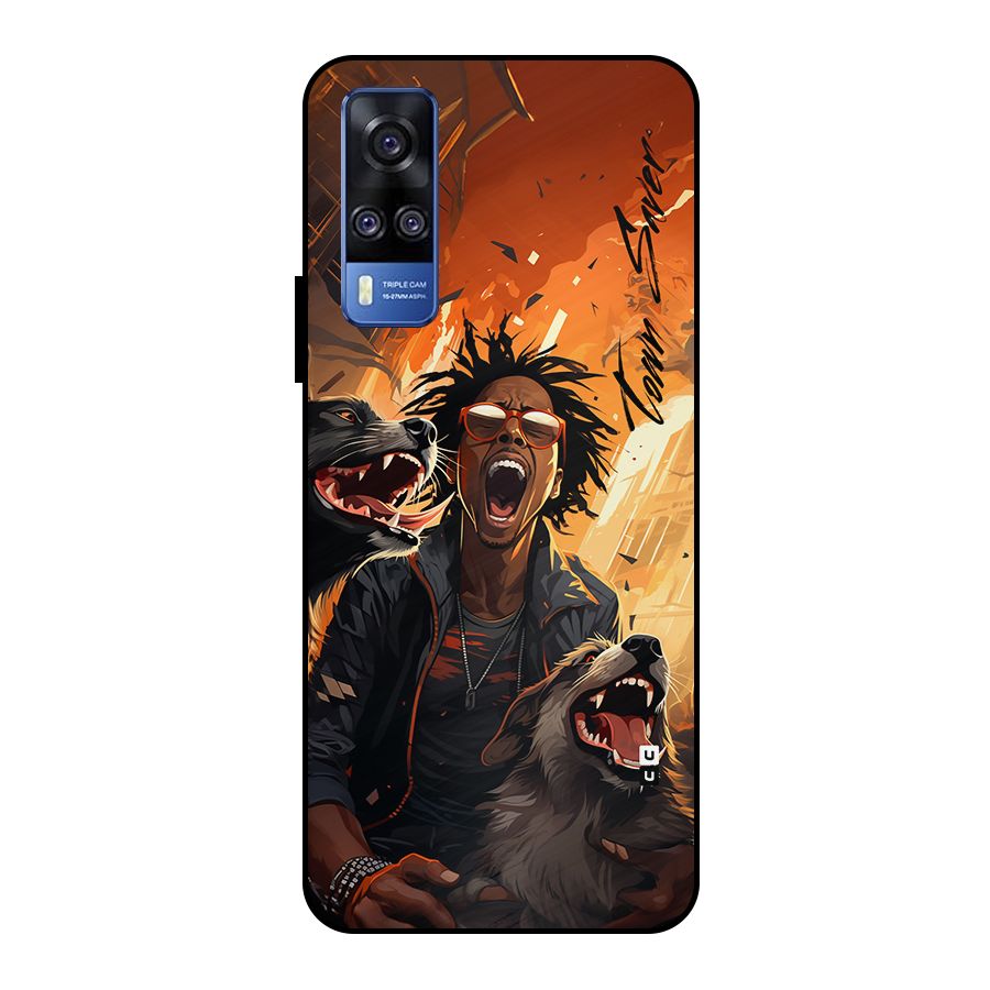 Town Saver Dogs Metal Back Case for Vivo Y51