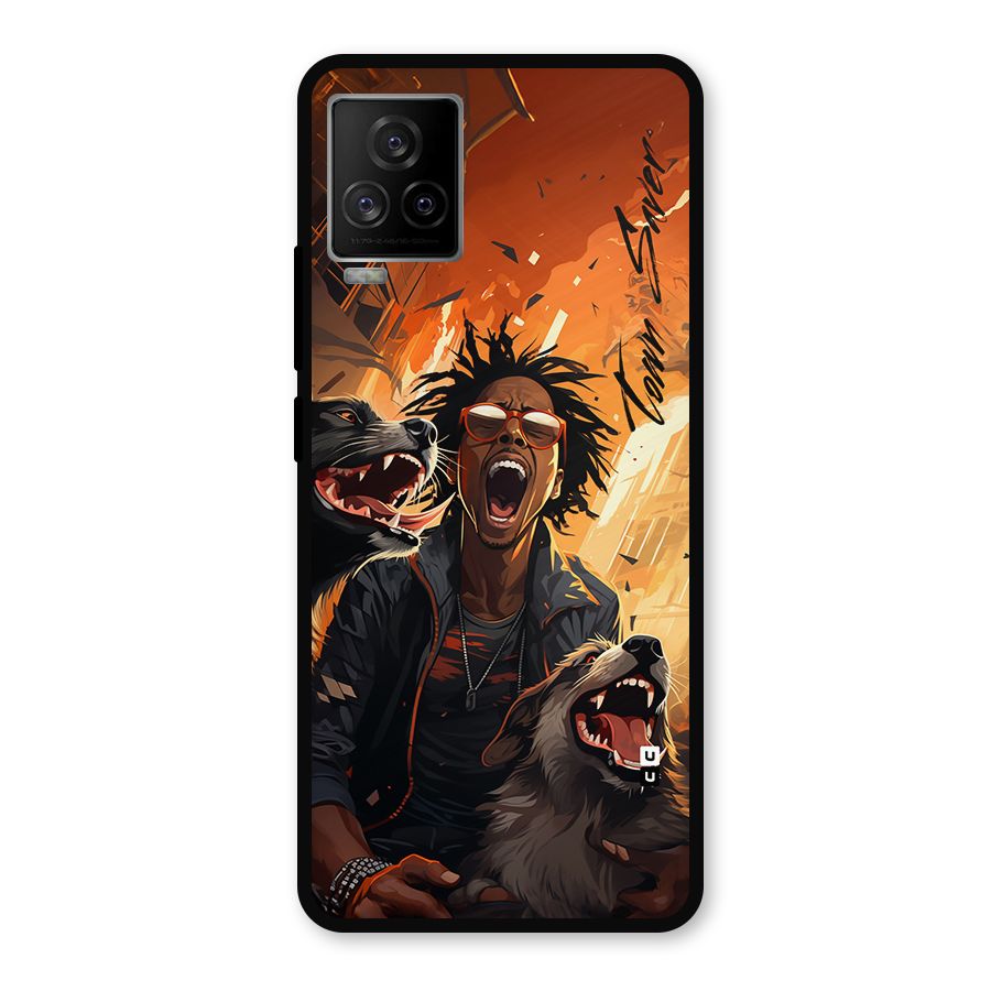 Town Saver Dogs Metal Back Case for iQOO 7 Legend 5G