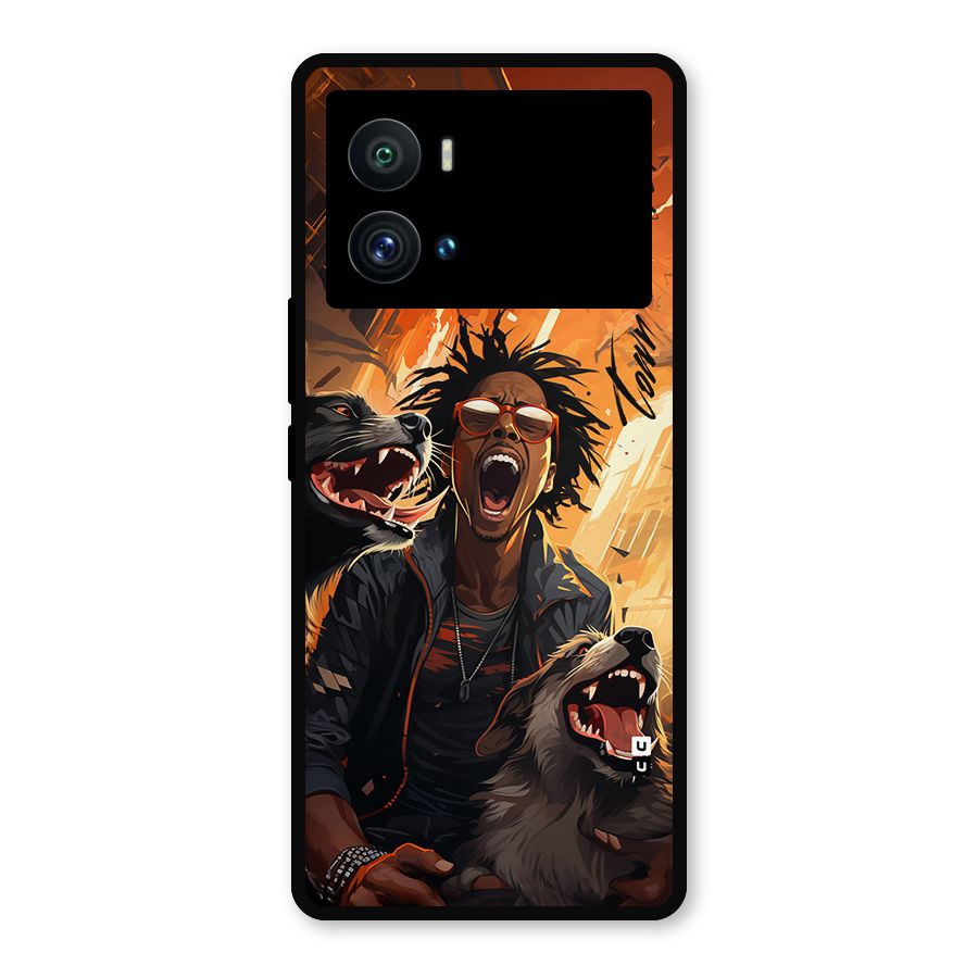 Town Saver Dogs Metal Back Case for iQOO 9 Pro