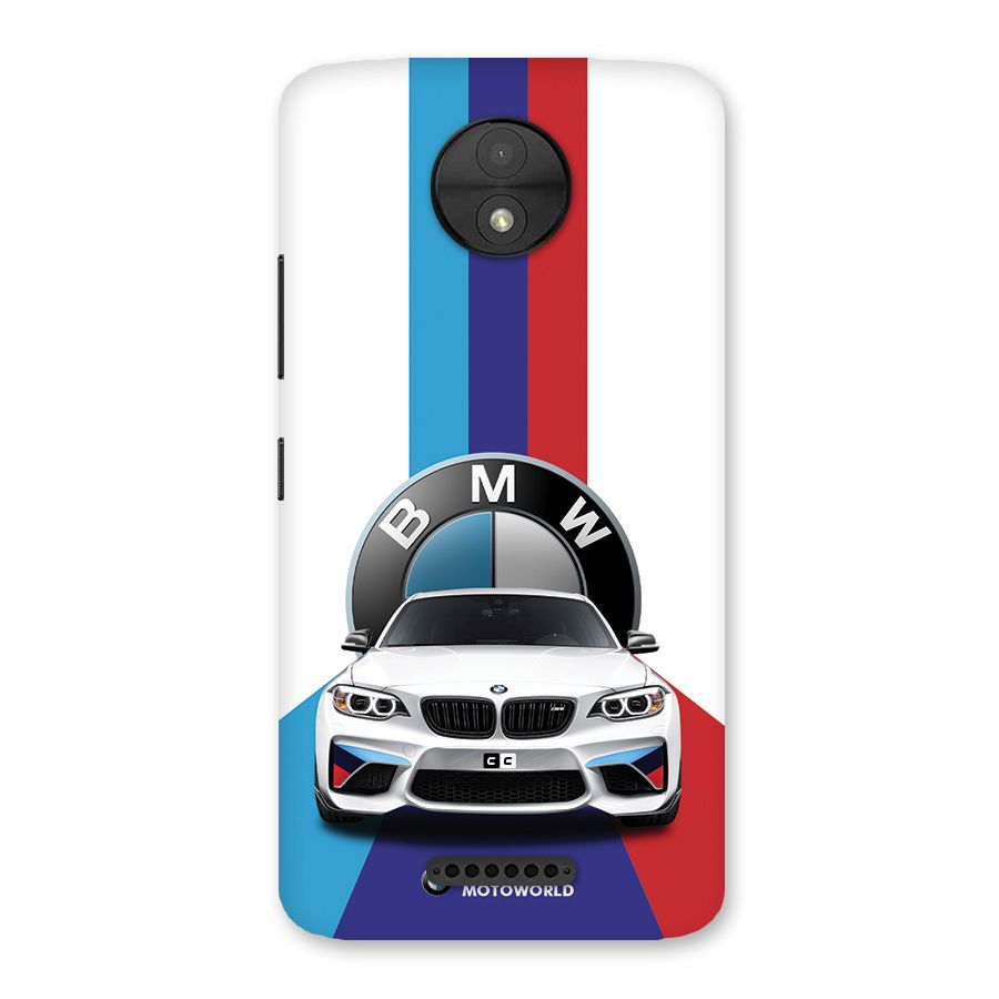 Track Supercar Back Case for Moto C