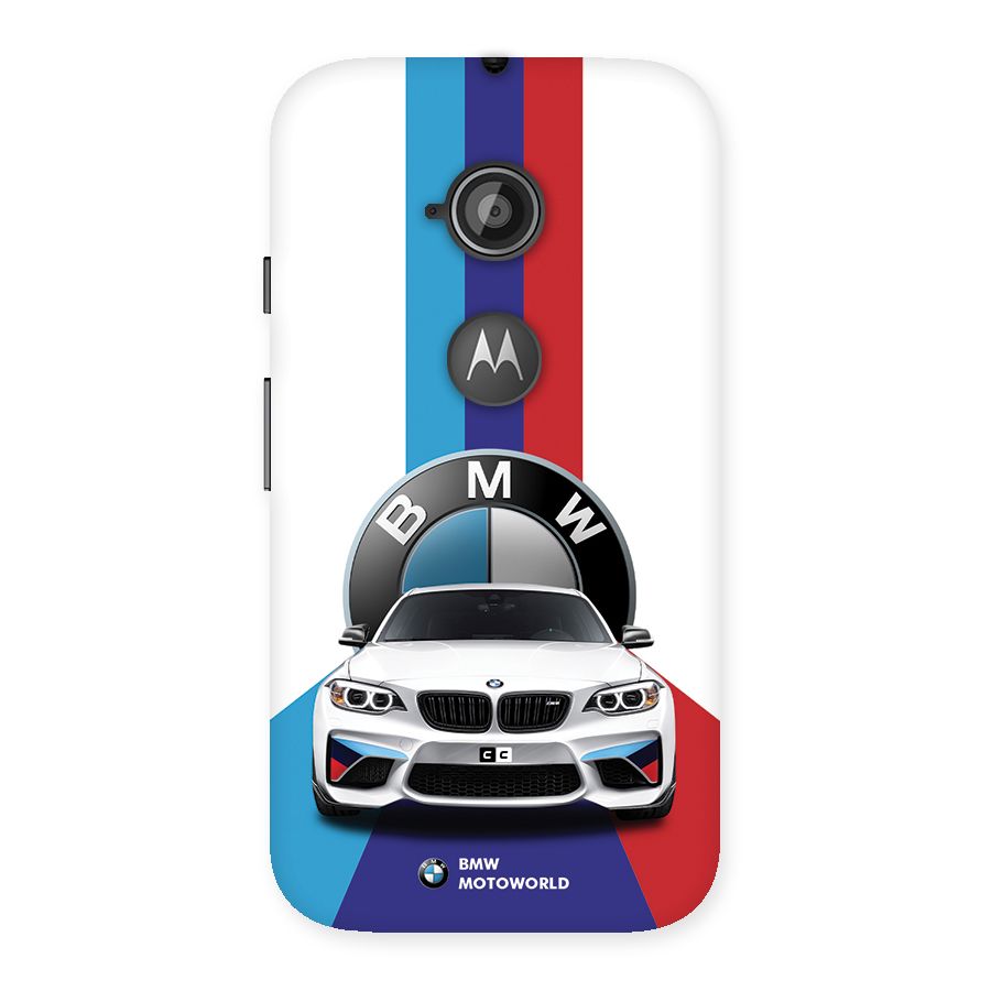 Track Supercar Back Case for Moto E 2nd Gen