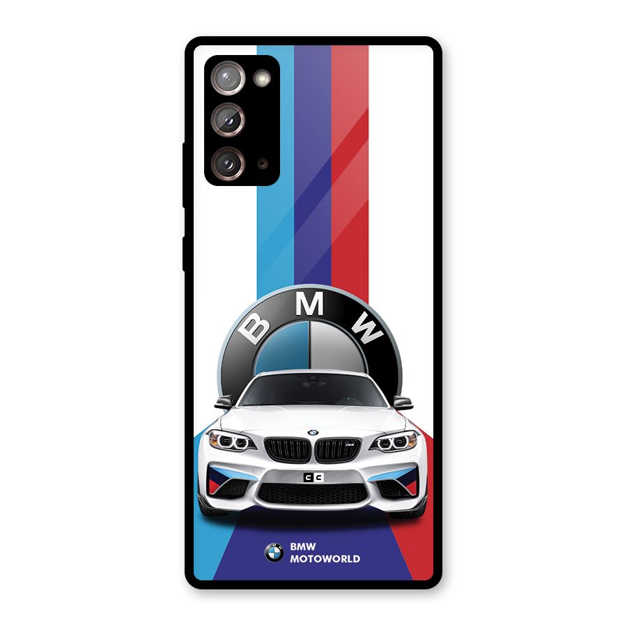 Track Supercar Glass Back Case for Galaxy Note 20