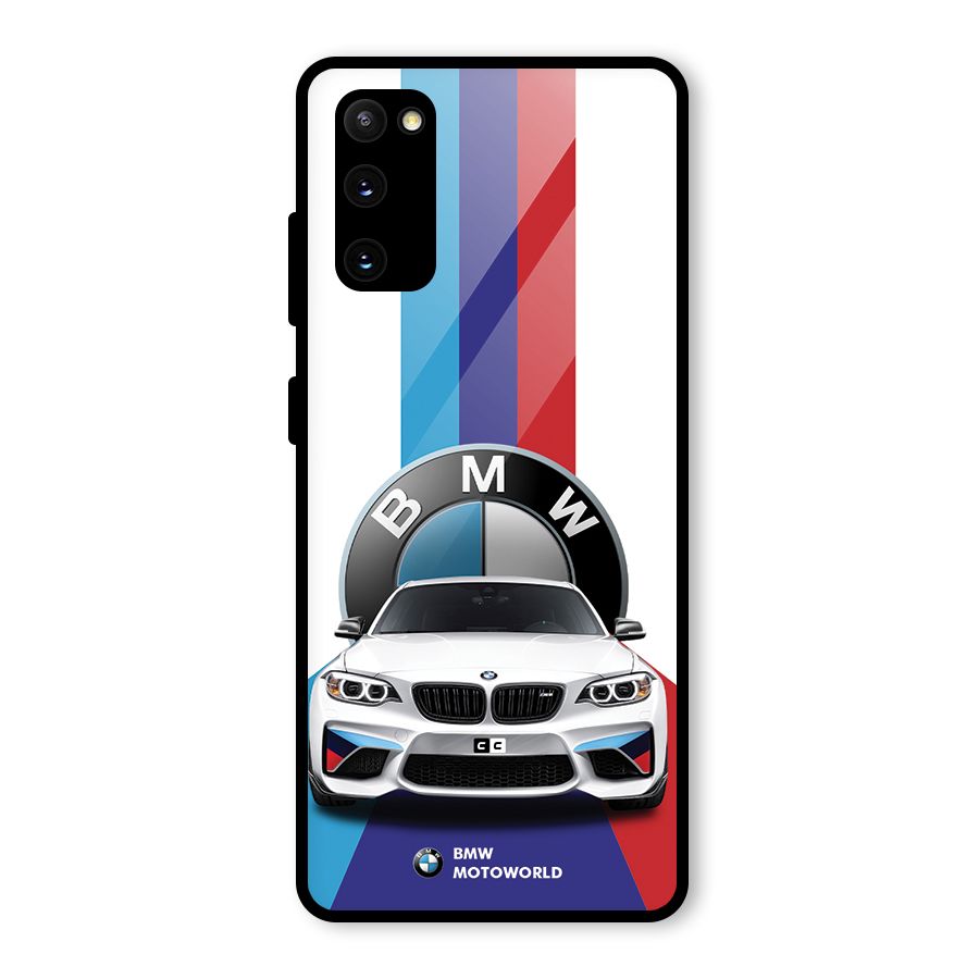 Track Supercar Glass Back Case for Galaxy S20 FE