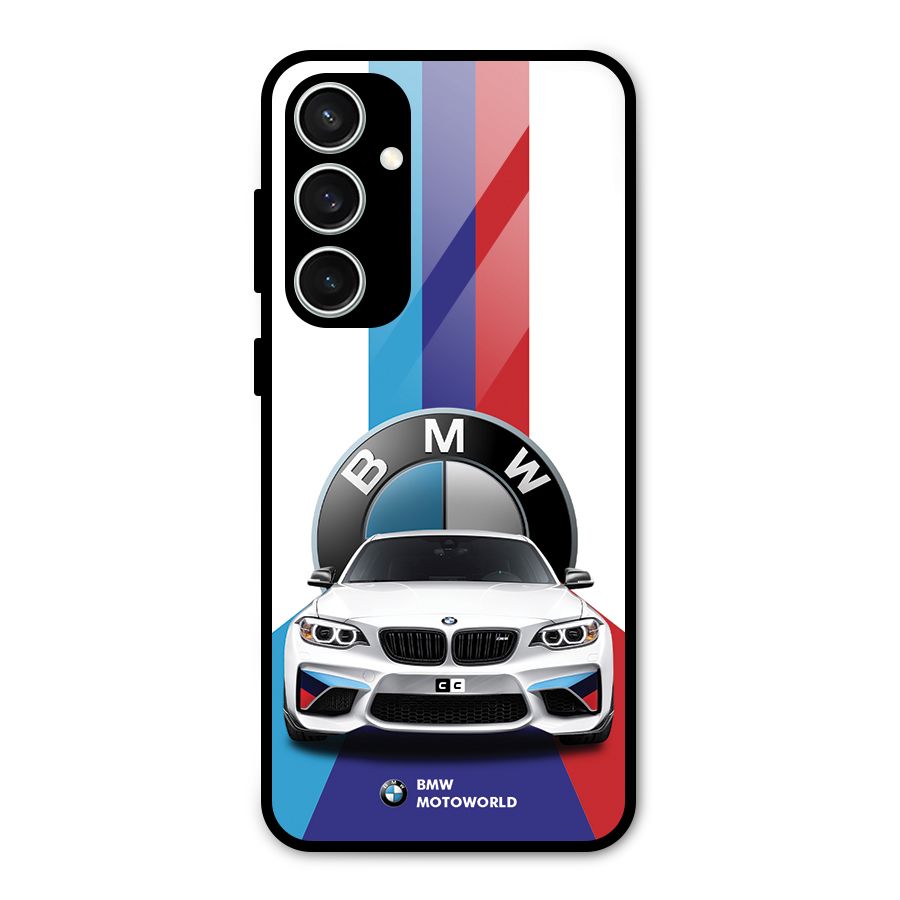 Track Supercar Glass Back Case for Galaxy S23 FE