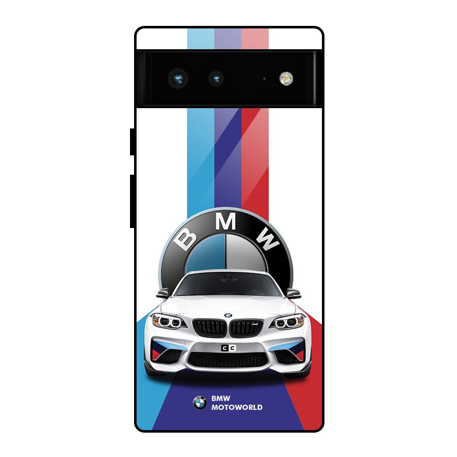 Track Supercar Glass Back Case for Google Pixel 6