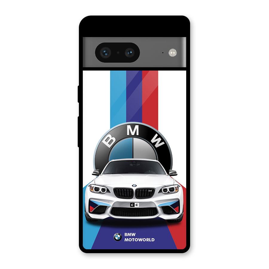 Track Supercar Glass Back Case for Google Pixel 7