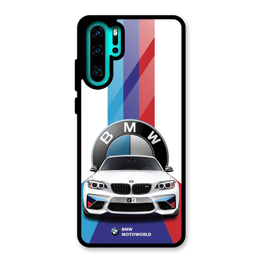 Track Supercar Glass Back Case for Huawei P30 Pro