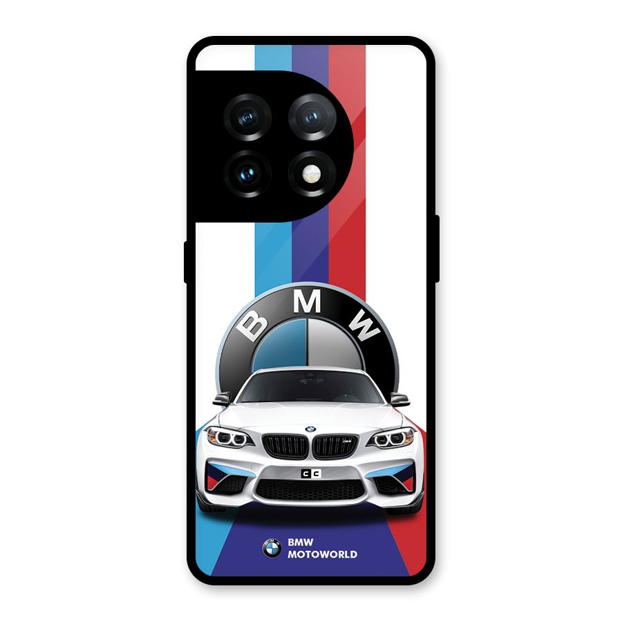 Track Supercar Glass Back Case for OnePlus 11