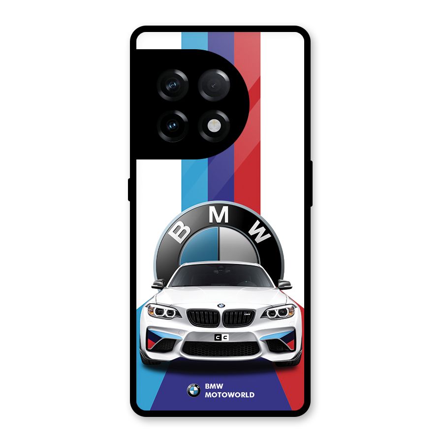 Track Supercar Glass Back Case for OnePlus 11R