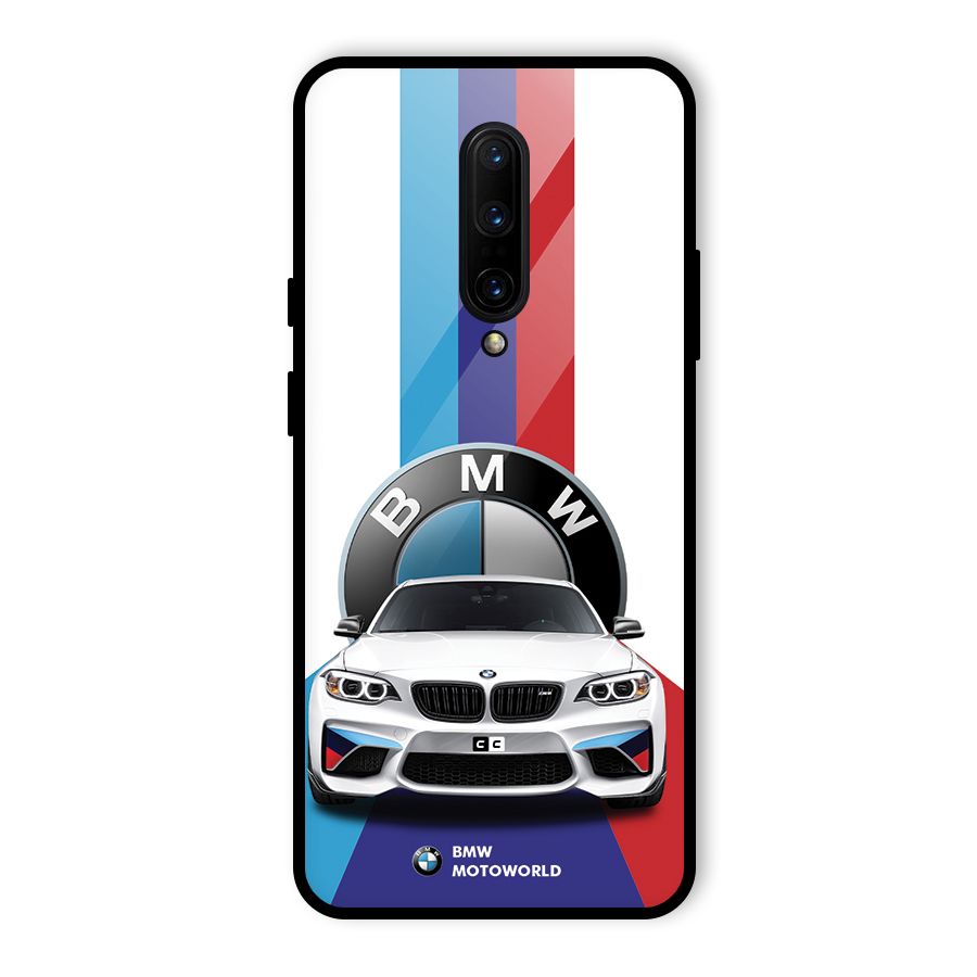 Track Supercar Glass Back Case for OnePlus 7 Pro