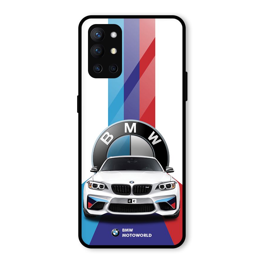 Track Supercar Glass Back Case for OnePlus 9R