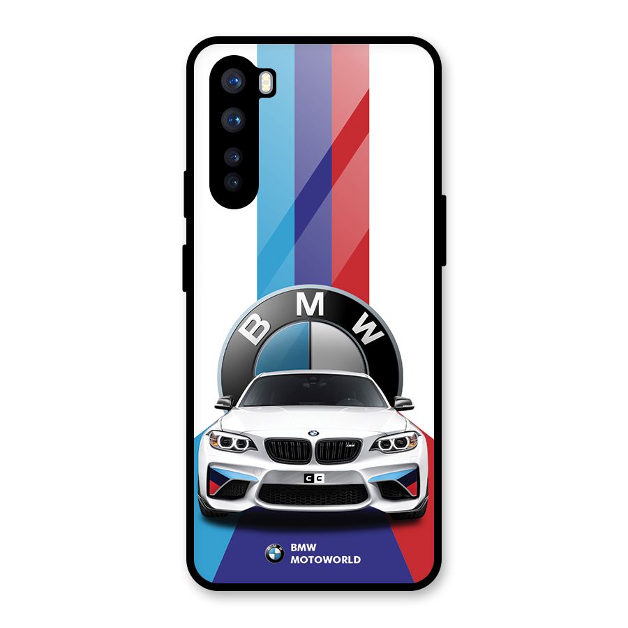 Track Supercar Glass Back Case for OnePlus Nord