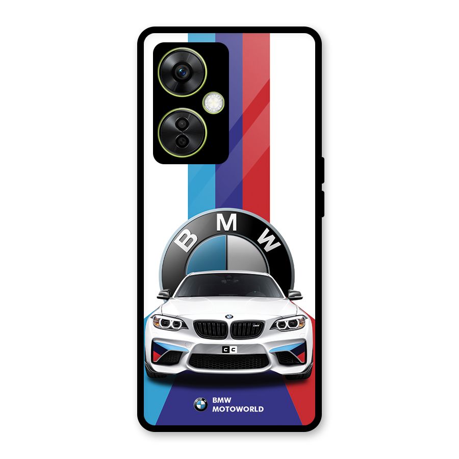 Track Supercar Glass Back Case for OnePlus Nord CE 3 Lite