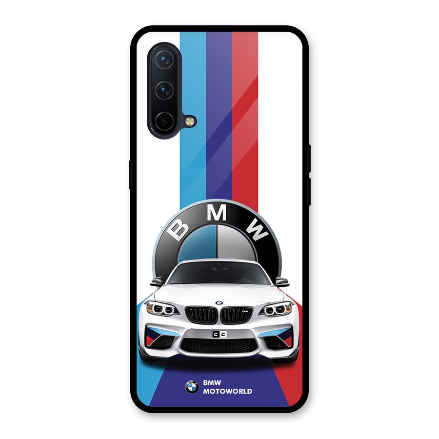 Track Supercar Glass Back Case for OnePlus Nord CE 5G