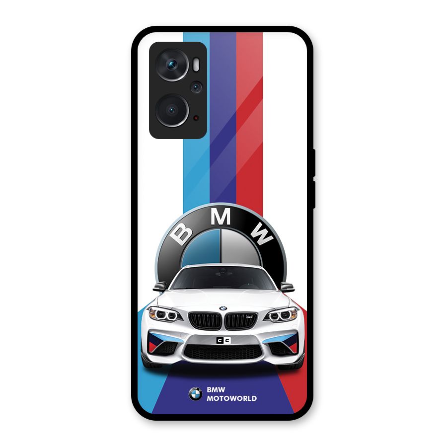 Track Supercar Glass Back Case for Oppo K10 4G