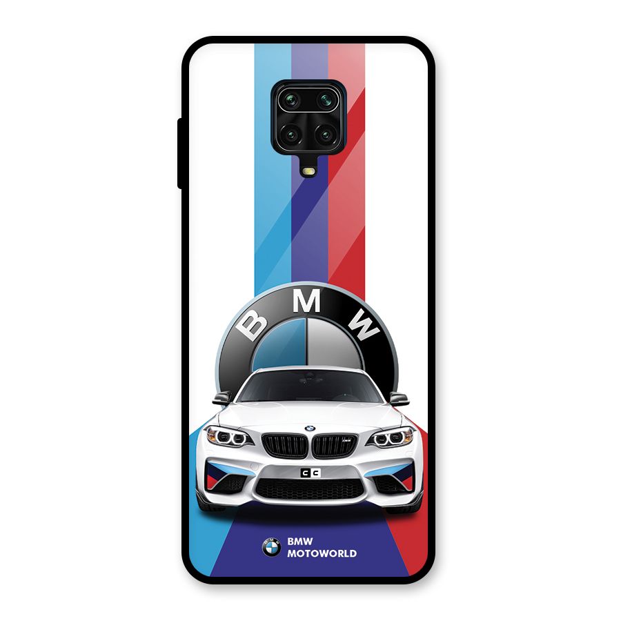 Track Supercar Glass Back Case for Poco M2 Pro