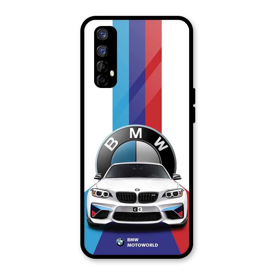 Track Supercar Glass Back Case for Realme 7