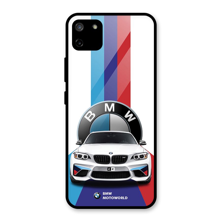Track Supercar Glass Back Case for Realme C11