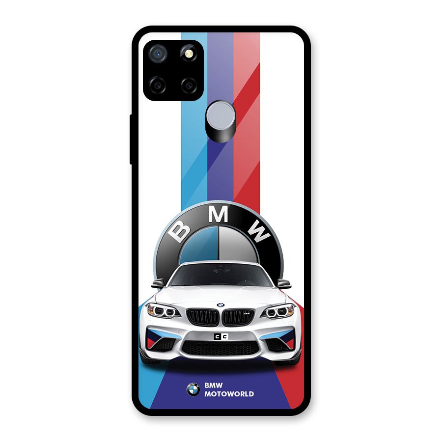 Track Supercar Glass Back Case for Realme C12