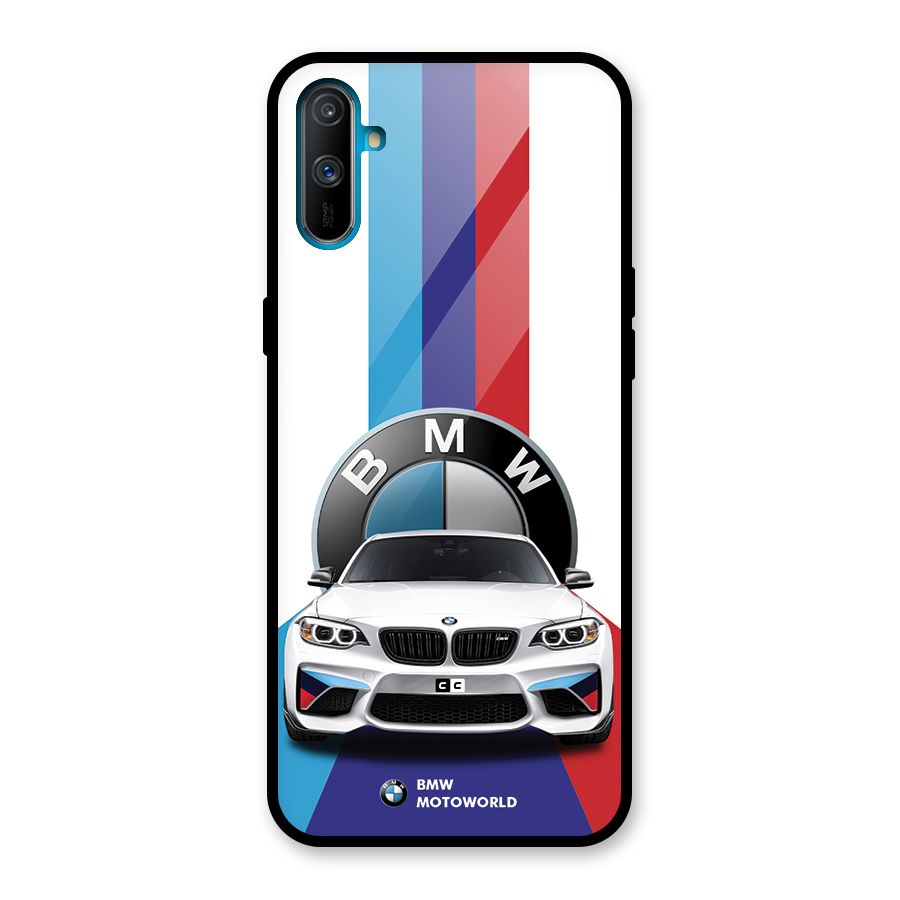 Track Supercar Glass Back Case for Realme C3