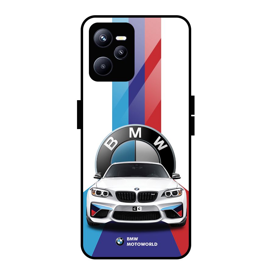 Track Supercar Glass Back Case for Realme C35